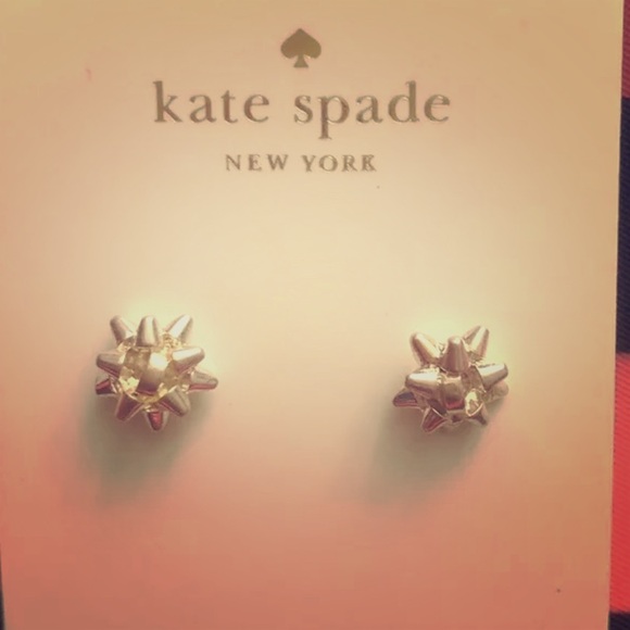 kate spade Jewelry - NWOT Bow Stud Earrings by Kate ♠️ Spade ♠️